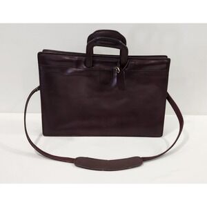 Vintage HARTMANN Leather Top Handle Briefcase W/ Shoulder Strap Lawyer Doctor